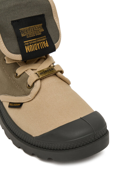 Palladium Palladium Schnürstiefeletten Baggy Hawkins Police 94623-308-M Grün