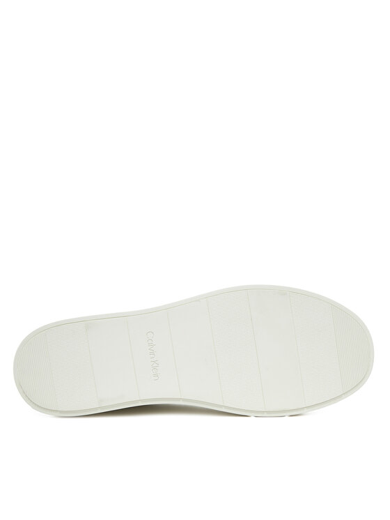 Calvin Klein Calvin Klein Sneakersy Low Top Lace Up Woven HM0HM01767 Biały