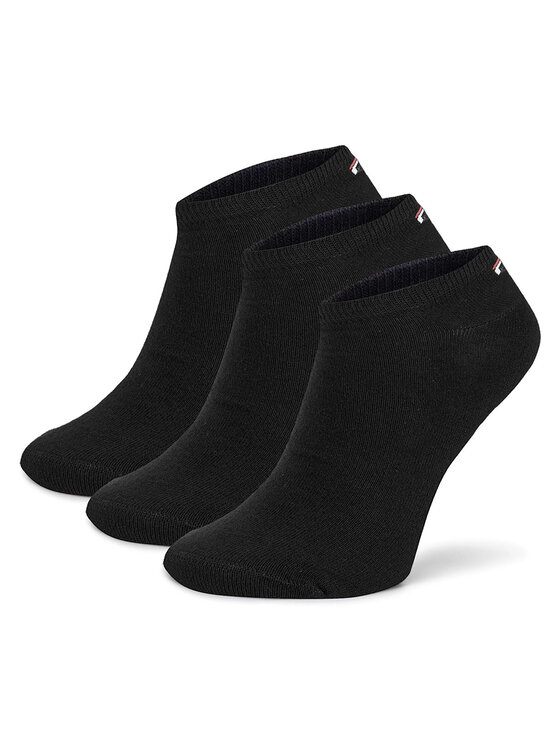 Fila Pánske nízke ponožky F9100-AW24 (3-pack) Čierna