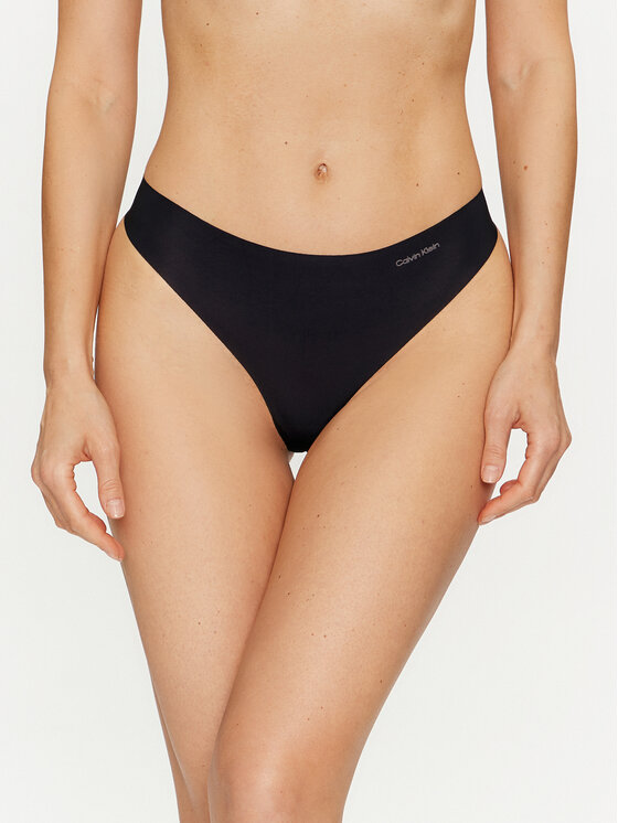 Calvin Klein Underwear Calvin Klein Underwear Набір з 3 пар стрінгів 000QD3558E Чорний