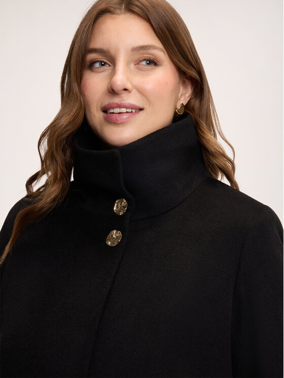 Fiorella Rubino Fiorella Rubino Cappotto invernale 8055T000403N033 Nero Baggy Fit