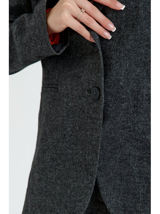 Stylove Stylove Marynarka S386 Szary Slim Fit