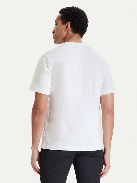 Jack & Jones Jack & Jones Tricou Fusion 12289870 Alb Relaxed Fit