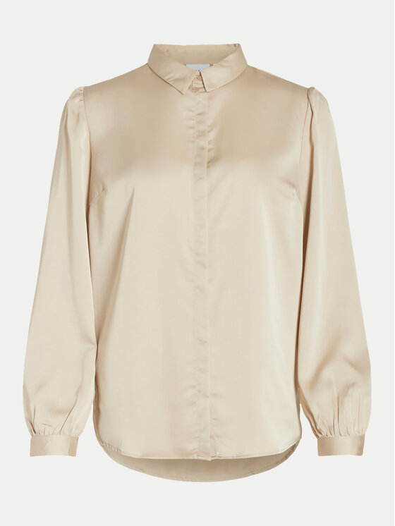 Vila Vila Camicia 14063320 Beige Regular Fit