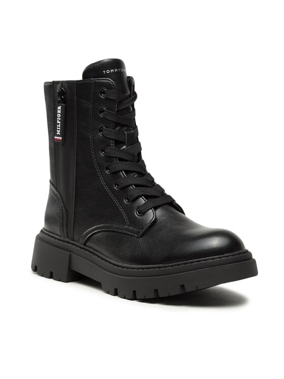 Tommy Hilfiger Tommy Hilfiger Zimske čizme T3A5-33026-1355999 S Crna