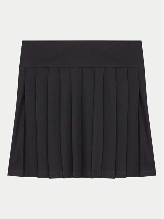 Guess Guess Plisovaná sukňa J4BD10 KAUH0 Čierna Regular Fit