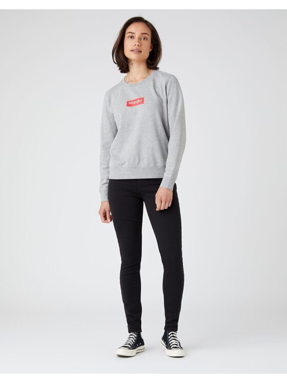 Wrangler Wrangler Jeansy SKINNY Czarny Skinny Fit