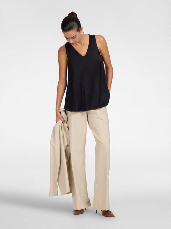 Elena Mirò Elena Mirò Top D001P000038N033 Czarny Flared Fit