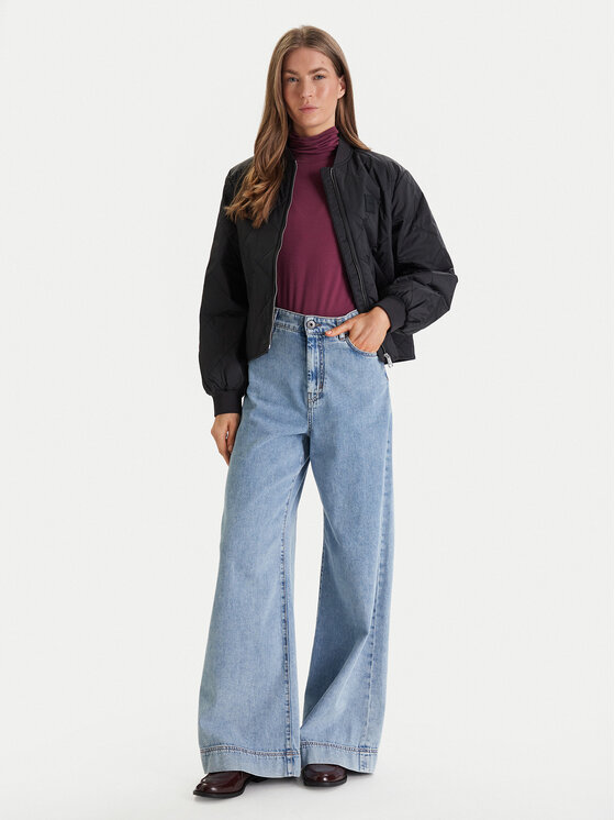 Calvin Klein Jeans Calvin Klein Jeans Kurtka bomber LV147E514G Czarny Regular Fit