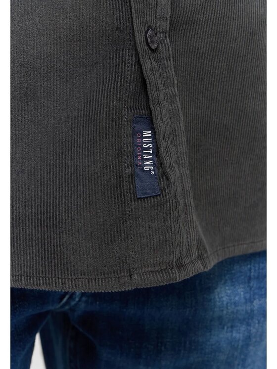 Mustang Mustang Camicia IOWA Grigio Regular Fit