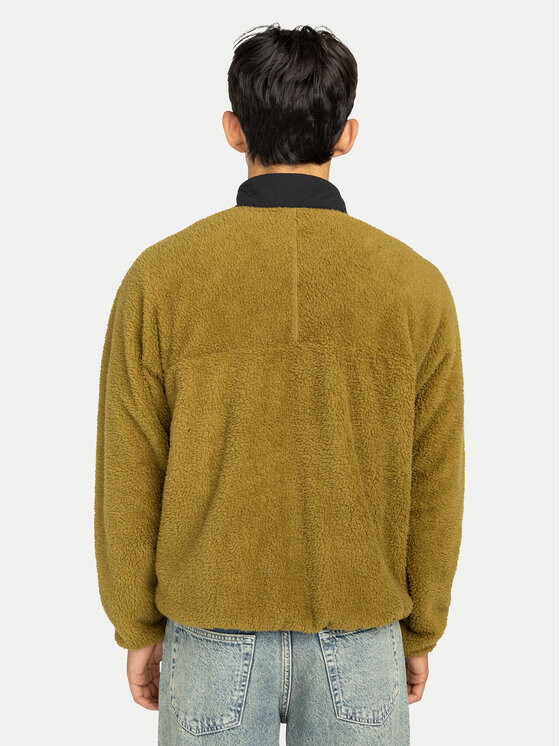 Element Element Felpa di pile Classic Sherpa ELYJK00223 Verde Regular Fit