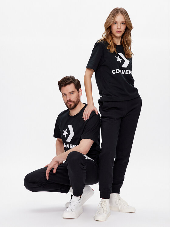 Converse Converse T-Shirt Unisex Chuck Patch 10025458-A02 Czarny Standard Fit