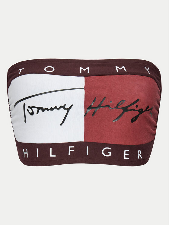 Tommy Hilfiger Krūšturis bez stīpiņām UW0UW05608 Bordo