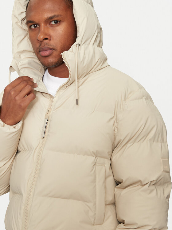 Rains Rains Kurtka zimowa 15150 Beżowy Regular Fit