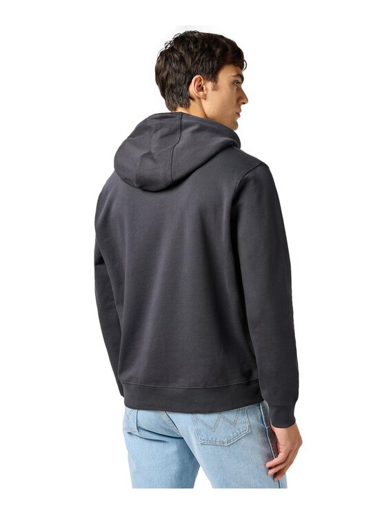 Wrangler Wrangler Bluza 112364094 Czarny Regular Fit