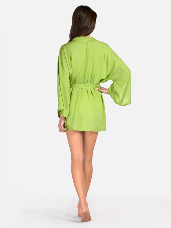Miss Lou Miss Lou Accappatoio da spiaggia O-JR2-Z Verde
