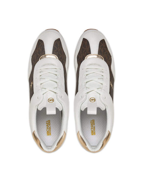 MICHAEL Michael Kors MICHAEL Michael Kors Sneakersy Raina Trainer 43R4RNFSAB Hnědá