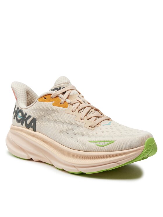 Hoka Hoka Παπούτσια για Τρέξιμο Clifton 9 1127896 Μπεζ