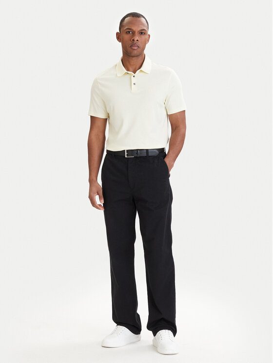 Calvin Klein Calvin Klein Polo LV04LB276G Écru Regular Fit