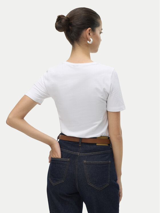 Vero Moda Vero Moda Tričko Lulu 10323755 Biela Regular Fit