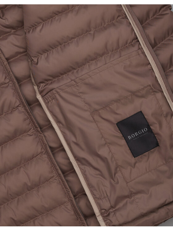 Borgio Borgio Kurtka przejściowa malegno Brązowy Classic Fit