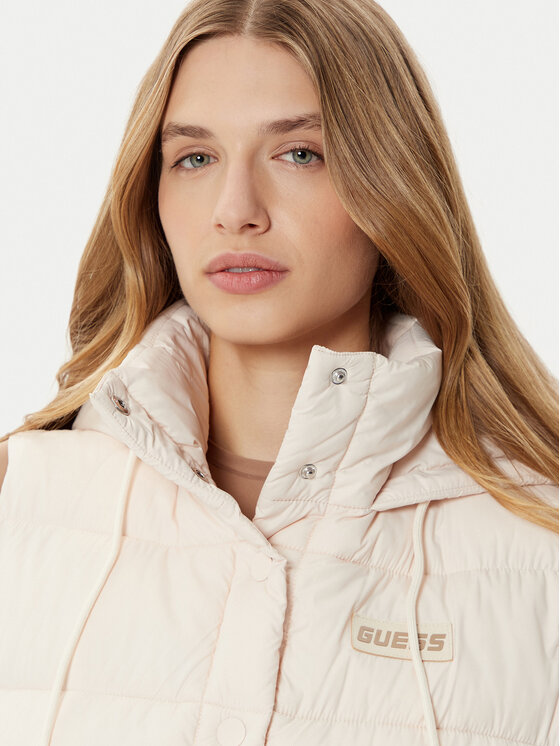 Guess Guess Ujjatlan V4RL02 WFYE2 Fehér Regular Fit