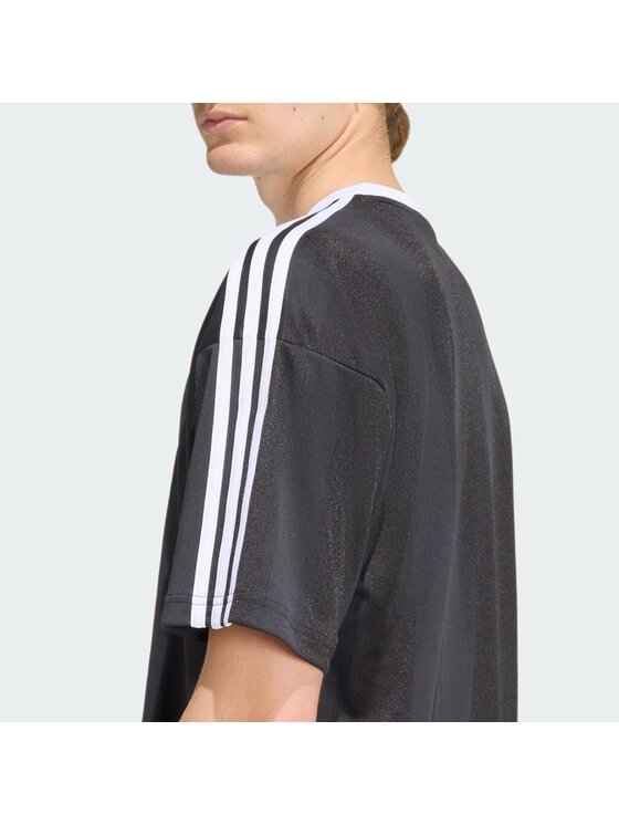 adidas adidas T-Shirt adicolor Jacquard KD5830 Schwarz Loose Fit