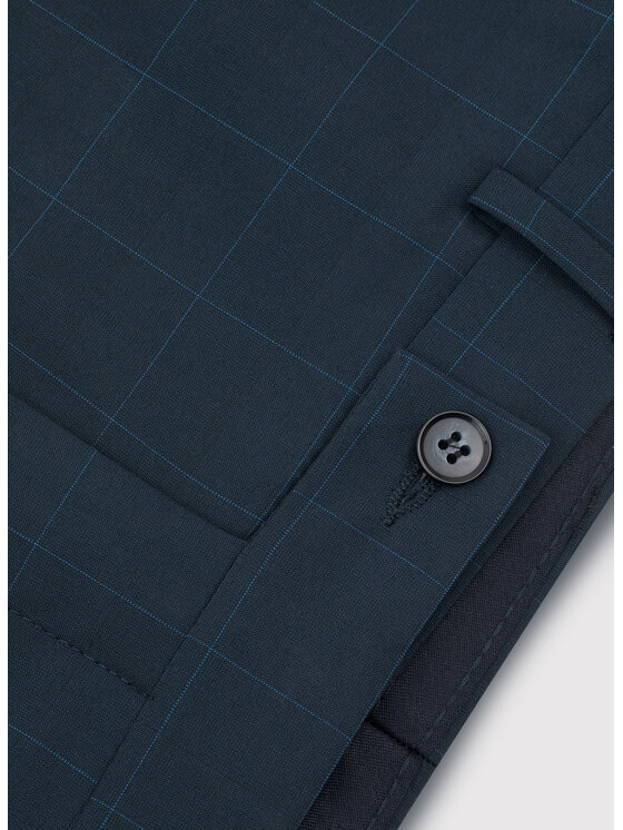 Pako Lorente Pako Lorente Spodnie garniturowe P23SF-6G-003 Granatowy Slim Fit