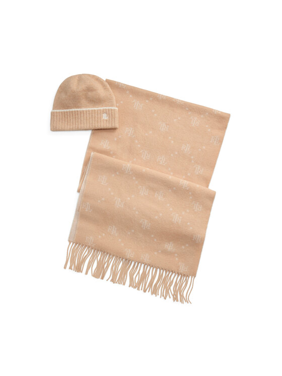 LAUREN RALPH LAUREN Scialle 454960062004 Beige, taglia : OS