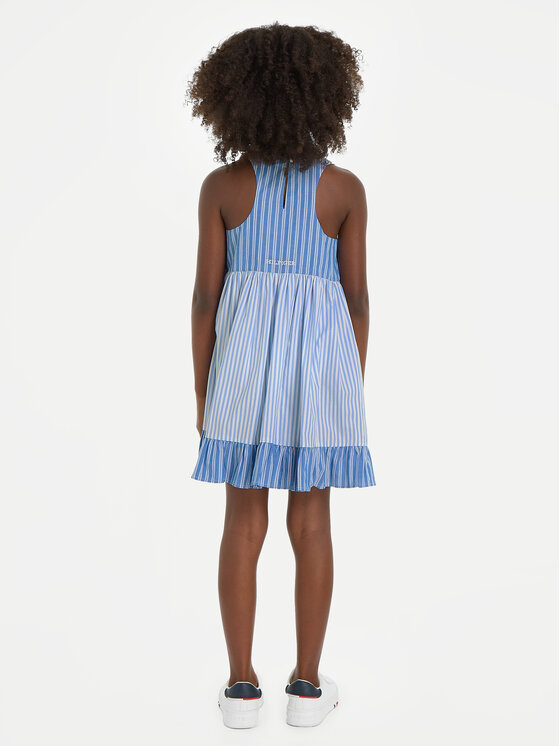Tommy Hilfiger Tommy Hilfiger Rochie de vară KG0KG07935 Albastru Regular Fit