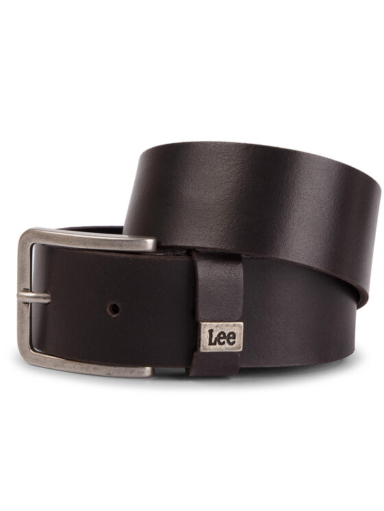 Lee Lee Pasek Męski Small Logo Belt LA035324 85 112124607 Brązowy