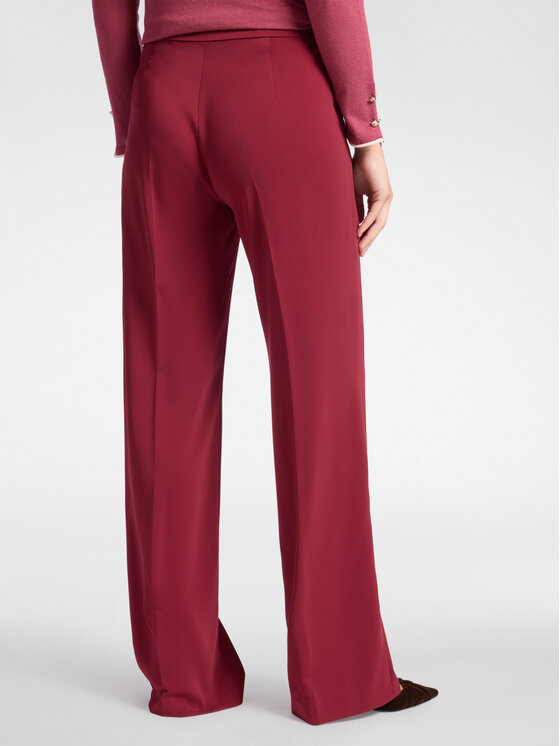 Elena Mirò Elena Mirò Pantaloni di tessuto P165P200368N067 Bordeaux Regular Fit