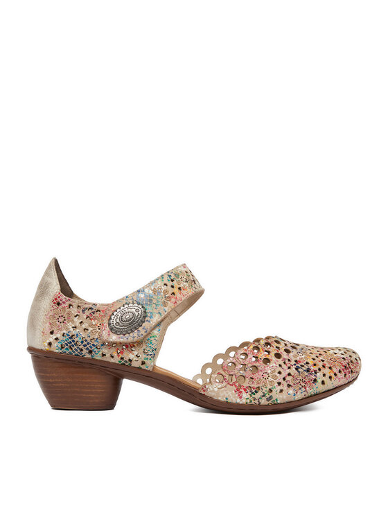 Rieker Pantofi 43753-91 Bej