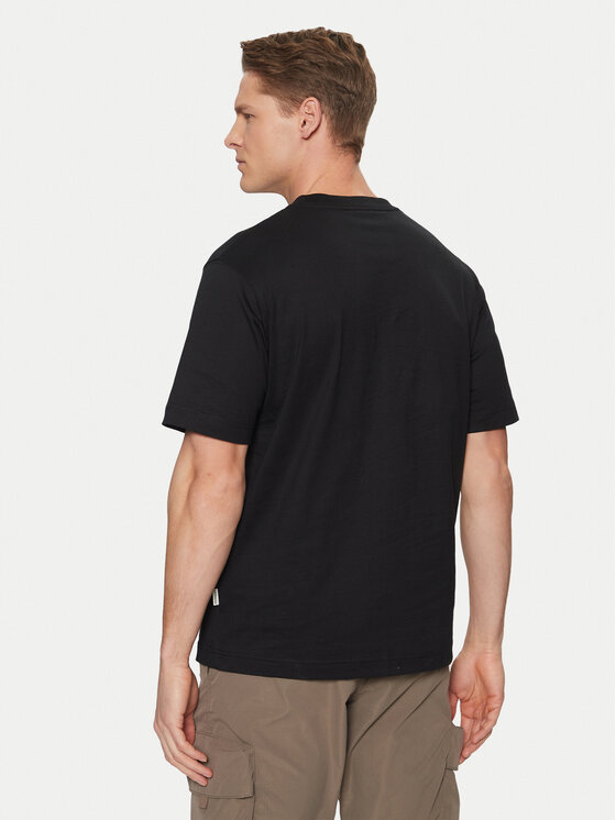 Jack & Jones Jack & Jones T-Shirt Machester 12273549 Černá Relaxed Fit