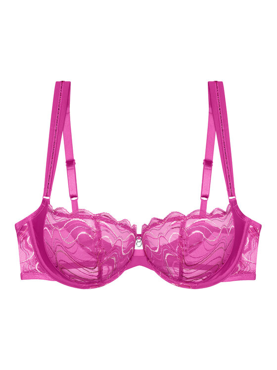 Triumph Triumph Pusiau dengta (balcony bra) liemenėlė Waves Of Glow 10226332 Tamsiai rožinė