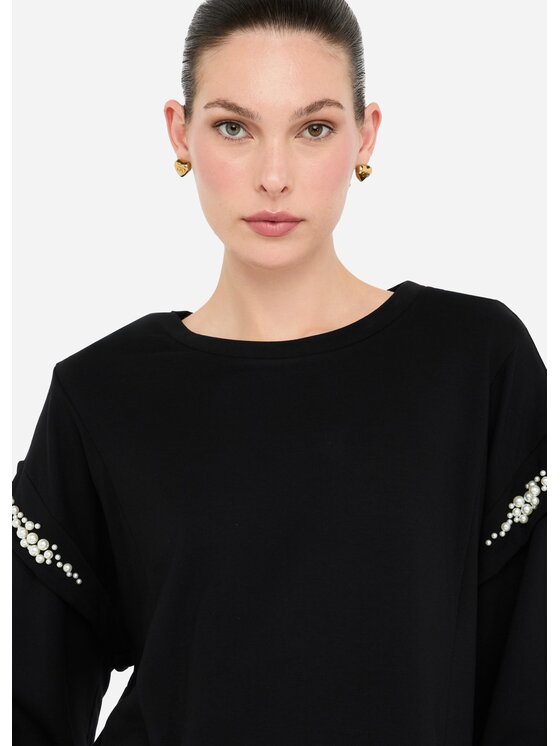 Liu Jo Liu Jo Felpa TF5153FS576M9932 Nero Regular Fit