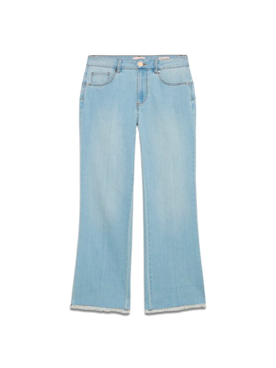 Oltre Oltre Jeans P520R008235N0A4 Turchese Flare Fit