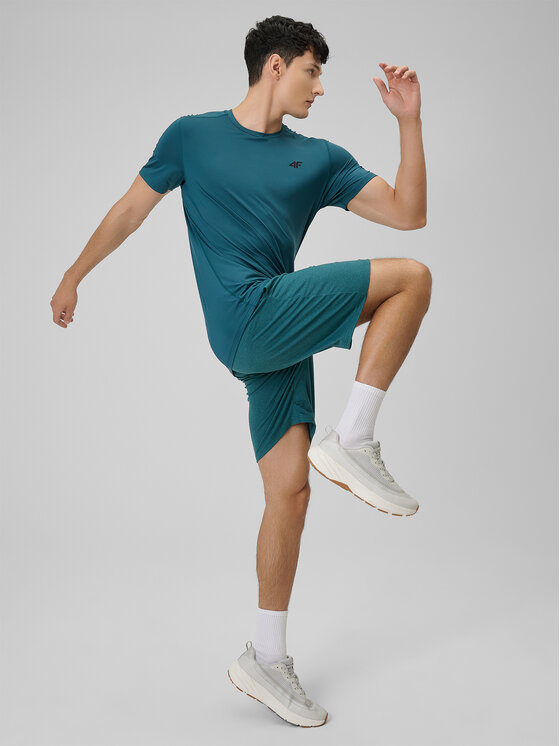 4F 4F Koszulka techniczna MULTI ACTIVE Zielony Regular Fit