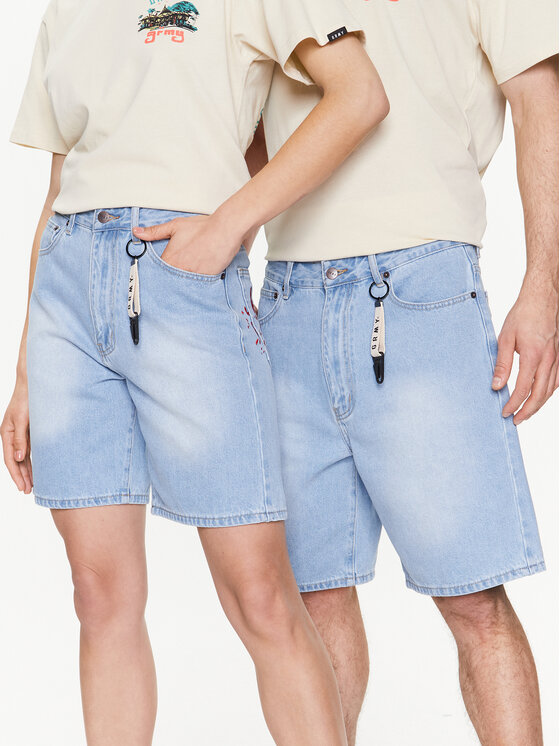 Pantaloncini di jeans GSJ157 Blu Regular Fit