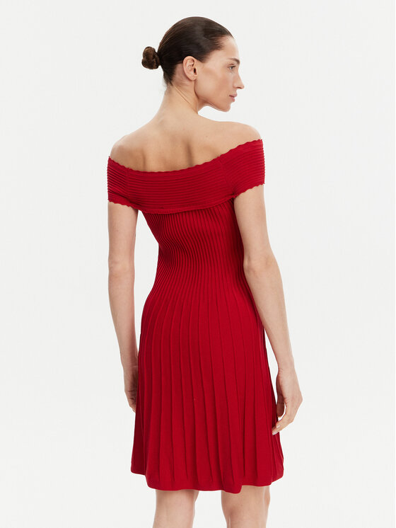 Morgan Morgan Rochie de zi 251-RMELDO Roșu Regular Fit
