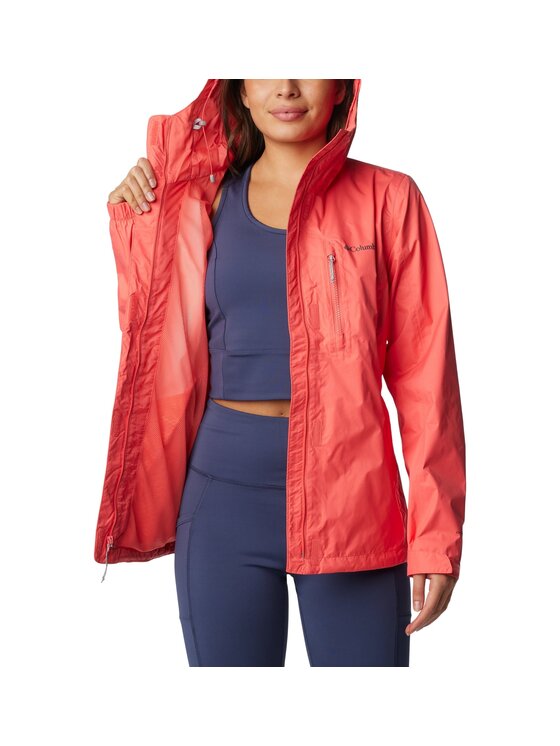 Columbia Columbia Kurtka przeciwdeszczowa 176007 Różowy Regular Fit