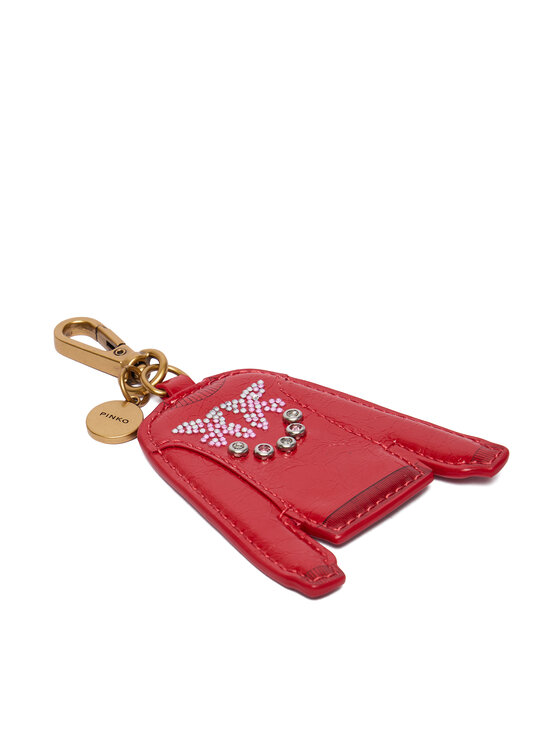 PINKO PINKO Portachiavi Charm Swea T-Shirt Microbibra AI 25-26 PCPL 105866 A31U Rosso