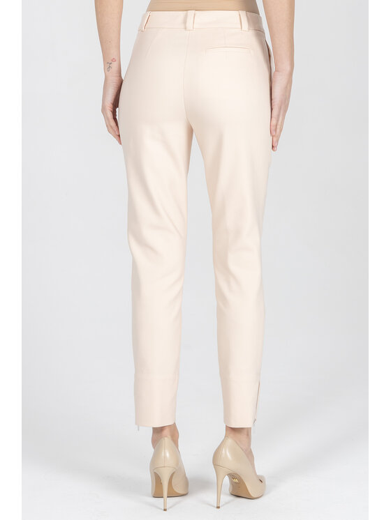 Deni Cler Milano Deni Cler Milano Spodnie materiałowe W-DC-5225-F2-C1-12-1 Beżowy Slim Fit