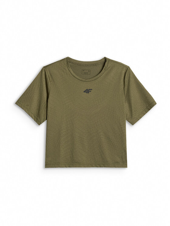 4F 4F T-Shirt SOLAR PUNK Khaki Slim Fit