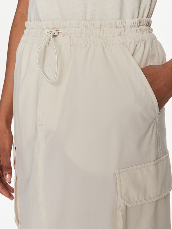 Tommy Jeans Tommy Jeans Spódnica midi Parachute DW0DW17719 Beżowy Relaxed Fit