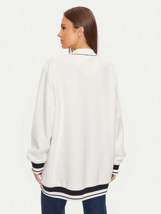 Guess Guess T-shirt V4BQ08 KCHV0 Bianco Boxy Fit
