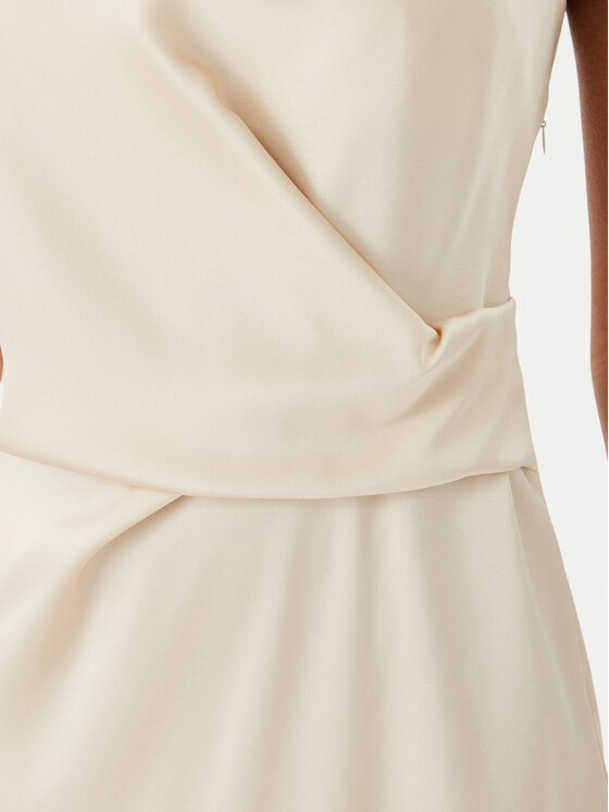 Rinascimento Rinascimento Φόρεμα κοκτέιλ CFC0122928003 Μπεζ Regular Fit