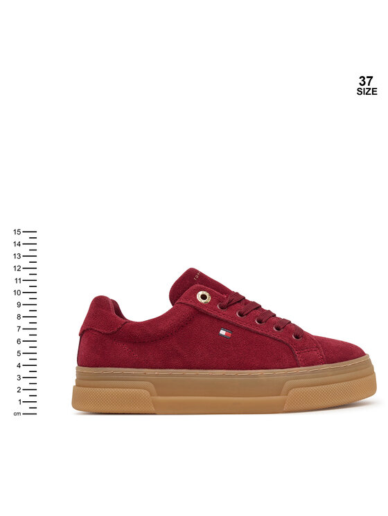 Tommy Hilfiger Tommy Hilfiger Sneakersy Jade T3A9-35098-1429 S Bordowy