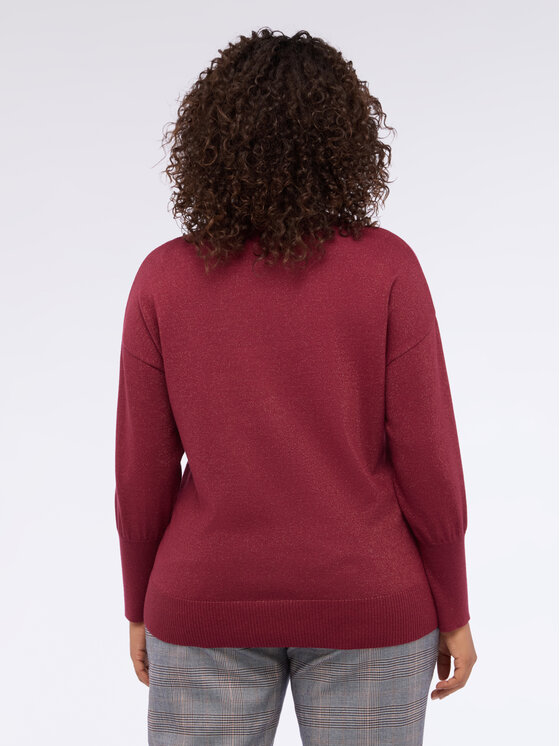 Fiorella Rubino Fiorella Rubino Maglione M012L008260N036 Bordeaux Regular Fit