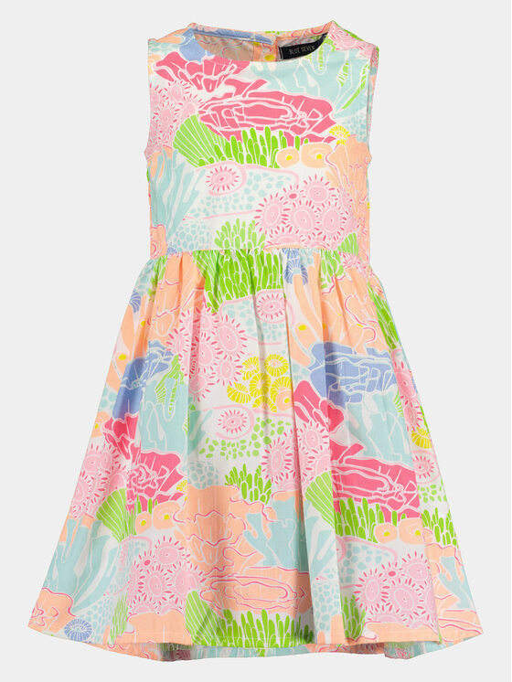 Blue Seven Blue Seven Sommerkleid 734127 X Bunt Regular Fit